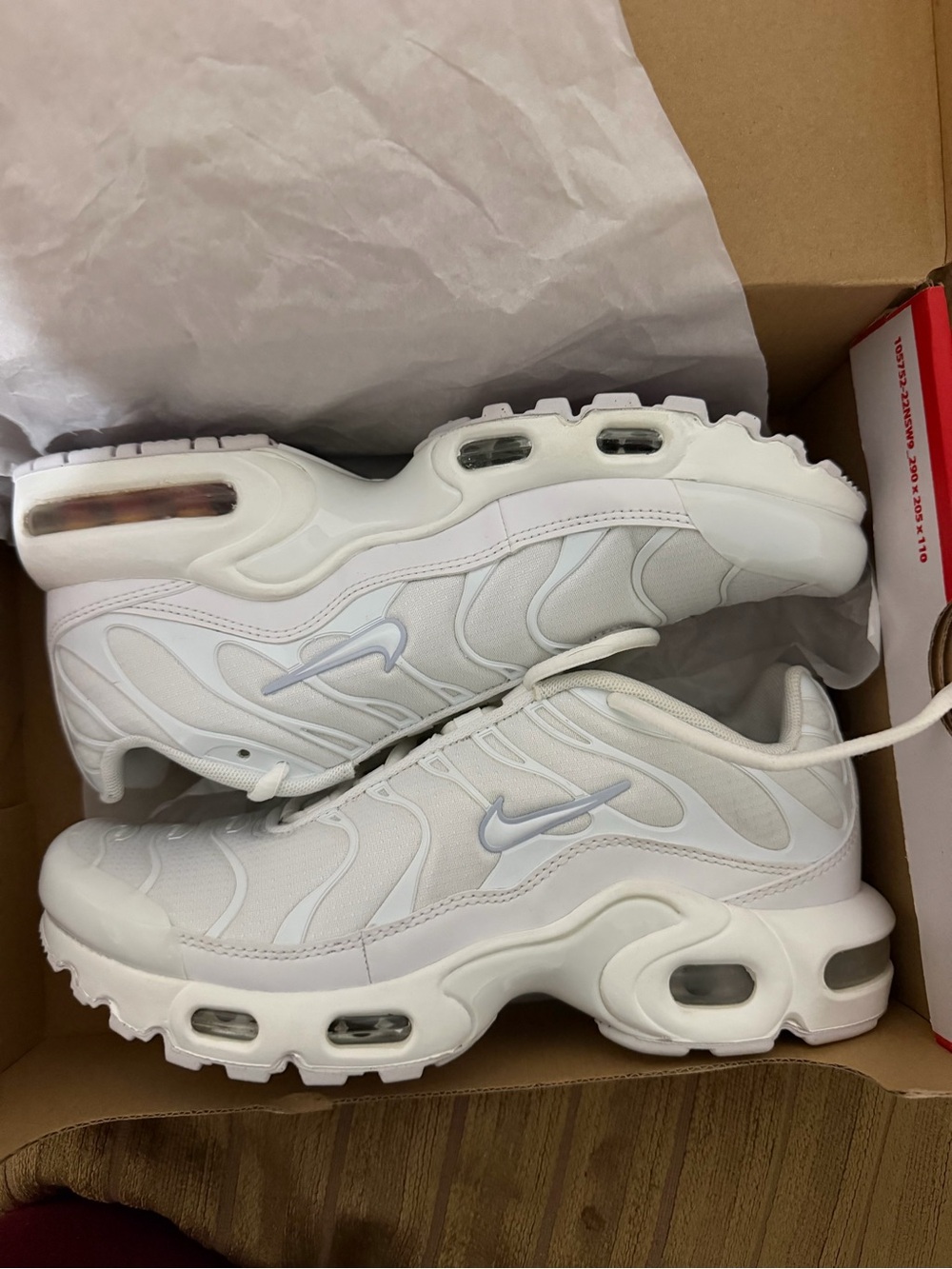 Nike Women’s White/Light Gray Air-Infused Sneakers